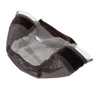 PACKOVE Brown Lace Wig Cap with U-shaped Design and Doublesided Velvet Fabric, Comfortable Non-slip Adjustable Straps for Secure Fit, for Wig Making and Hair Styling