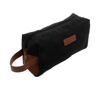 PACKOVE Business Travel Storage Bag Toiletry Organizer for Men Made of Canvas Material for Gym Daily Use