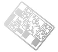 PACKOVE Camouflage Spray Paint Stencils for Home Decoration Crafts, Stainless Steel Multi-Function Painting Tools with Unique Design, Comfortable to Touch and Sturdy, Reusable Spray Paint