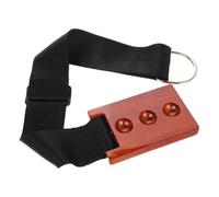 PACKOVE Cello Endpin Anti-skid Wooden Base, Cello Endpin Rest Pad with Non-slip Mat, Coffee Wood, for Floor Protection on Flooring, Practice for Cellists