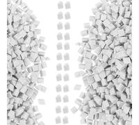 PACKOVE Ceramic 4mm White Triangle Tumbling Abrasive Media for Jewelry Polishing and Vibration Grinding Machine DIY Craft Buffing