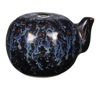 PACKOVE Ceramic Calligraphy Water Dropper Porcelain Ink Well Dish Traditional Chinese Ink Container for Brush Painting Calligraphy Water Management Arts Supplies