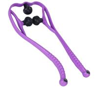 PACKOVE Cervical Massager Shiatsu Neck and Shoulder Massage Tool for Exhaust Relief Portable Manual Neck Roller