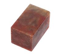 PACKOVE Chinese Seal Stone DIY Stamper Red Shoushan Stone Name Stamp Material for Calligraphy Painting Practice for Office and Art Use