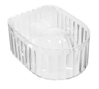 PACKOVE Clear Nail Soaking Bowl for Gel Polish Removal Manicure Bowl for Home Salon Use Easy Nail Soak Off Tool Designed for Artificial Nail Removal and Nail Nutrition