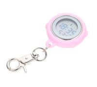 PACKOVE Clip-on Nurse Watch Digital Stopwatch Pendant Fob Luminous Display Chronograph Week Hour Large Numbers for Medical Student Pocket Watch