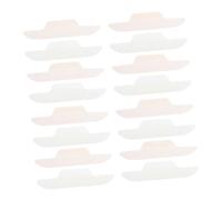 PACKOVE Collar Sweat Tape Neck Liner Pads 24Pcs Self-Adhesive Shirt Protector Pads for Job Interviews and Public Speaking