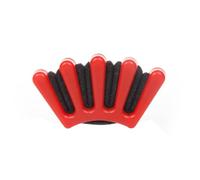 PACKOVE Compact Red Hair Braider Machine for Professional French Braid and Braiding Hair Type, Made with Abs and Sponge Material, for Party and Daily Life Use by Women