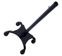 PACKOVE Crutch Pads 4 Leg Non-Slip Walking Stick Tips Aluminum Alloy Black for Senior Cane Base Replacement and Outdoor Support