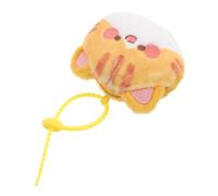 PACKOVE Cute Cartoon Cat Purse Keychain Plush Mini Wallet for Girls for Storing Earbuds and Small Essentials Bag Charm for Everyday Use