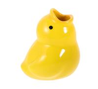 PACKOVE Cute Ceramic Duck Toothbrush Holder Small Bathroom Decor Organizing Tool