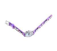 PACKOVE Cute Penguin Wrist Watch for Kids Lightweight Large Dial Analog Watch with Stainless Steel and PVC Strap for Outdoor Activities Or Study in Purple
