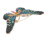 PACKOVE Delicate Alloy Rhinestone Women Butterfly Brooch Pin for, Material Decorative Corsage and Beautiful Fashionable Accessory Suitable for Scarves Bags for Party Clothing