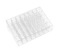 PACKOVE Delicate Lipstick Rack 40-grid Multi-grid Desktop Lipstick Organizer 2pcs Stair-step Cosmetic Display Stand for Makeup Storage and Beauty Supply