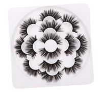 PACKOVE Dense Fake Eyelashes for Women Makeup Simulation Lashes Creative Design in Box Natural Look for Everyday Use Easy Application