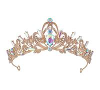 PACKOVE Diamond Sparkle Crown Hair Accessories Bridal Tiara for Women Fairy Crown Headband Head Decor Wedding Headdress