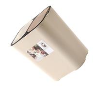 PACKOVE Double-deck Classified Garbage Bin Pp Beige Wet and Dry Separation