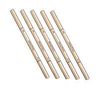 PACKOVE Double-head Eyebrow Pencils 5pcs Waterproof Fine Tip Eyebrow Makeup Tools with Brush Multi-color Set for Precise Natural Look