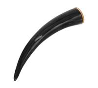 PACKOVE Drinking Horn Mug Beer Cup Large Capacity Made from Genuine with Retro Vintage Design Authentic Nordic Style for Home Decor and Stage Performances for History