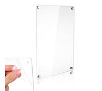 PACKOVE Dry Erase Board Magnetic Acrylic Planner for Fridge with Easy to Erase Surface and Organize Schedule Features Practical Kitchen Supplies for Wall 11.6" X 8.25