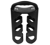 PACKOVE Dumbbell Storage Stand for Home Gym and Fitness Centers, Black Pp Material Weight Rack with Easy Access and Versatile Use, Sl nd Stylish Small Dumbbell Holder with Simple