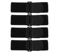 PACKOVE Elastic Hook and Loop Cinch Straps 5x45.7cm 4pcs Adjustable Stretchy Securing Bands for Cable Management, Travel Luggage, and Medical Leg Wrap Support