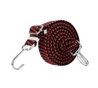 PACKOVE Elastic Motorcycle Strap with Hook, Red Synthetic Material Bike Bungee Cord, Adjustable and Strong for Tying up Items on Boats and Trailers, Sturdy Bike Straps for Outdoor Cargo