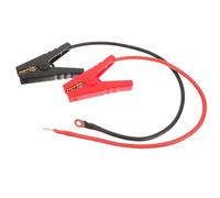 PACKOVE Electric Fence Jump Connectors with Sturdy Plastic and Metal Clips, 2Pcs Cable Leads for Outdoor Livestock Fencing System