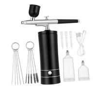 PACKOVE Electric Spray Gun Cordless Airbrush Kit for Nail Art Airbrush Compressor and Painting