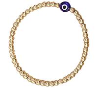 PACKOVE Elegant Evil Eye Beaded Bracelet for Women Wrist Jewelry with Blue Eye Design for Weddings Anniversaries and Everyday Fashion Gift for Friends and Family Special Occasions