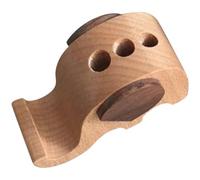 PACKOVE Elephant Smartphone Stand Made of Wood, Multi-purpose Phone Holder that Holds Phone Firmly, Cute Elephant Shape Design for Home Use