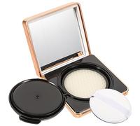 PACKOVE Empty Cushion Foundation Case with Magnetic Opening Durable Makeup Container for Cream and Loose Powder Portable Travel Cosmetic Holder with Sponge Puff