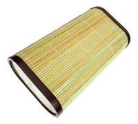 PACKOVE Ergonomic Bamboo Neck Rest Pillow for Sauna and Sweat Steam Rooms, Handmade with Scientific Modeling Design, Breathable and Not Easy to Deform Beige Headrest Pillow for Comfortable