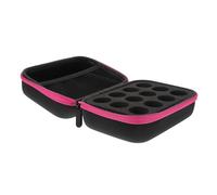 PACKOVE Essential Oil Storage Toiletry Bag Makeup Nail Polish Bottle Carrying Case Oxford