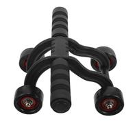 PACKOVE Exercise Wheel Abdominal Muscle Trainer for Men with Abs Material, Easy to Use and Carry, Weight Bearing to 200kg, for Home and Gym Fitness Workouts