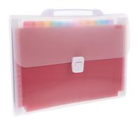 PACKOVE Expandable Accordion File Folder Document Organizer with 13 Pockets, Lightweight Portable PVC and Abs Material Multipurpose Paper Organizer for Work and Office Use