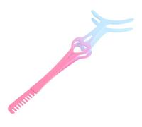 PACKOVE Eyelash Clamp Tweezer with Comb Metal Lash Clip for Easy Application Beauty Tool for Women for Grooming Lashes Brows Stylish Gradient Blue
