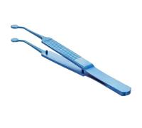 PACKOVE Eyelid Gland Massage Tweezer Metal Meibomian Expressor Titanium Alloy Precise Operation Accurate Fit for Eyelids Women Relief on The Go Blue