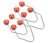 PACKOVE Facial Exerciser Face Maker Clip with Smooth Polished Alloy 2 Pairs Small and Lightweight for Natural Smile Training and Cheek Muscle Exercise