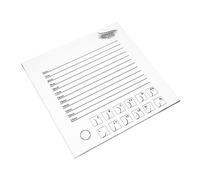 PACKOVE False Eyelash Display Board Large Transparent Acrylic Eyelash Grafting Supply Salon Extension Tool for Professional and Personal Use