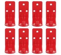 PACKOVE Fire Extinguisher with Smooth Surface Iron and Plastic Construction Fire Extinguisher Holder Easy to Install Heavy-Duty Wall Mount Bracket Set 8pcs for Home and Kitchen Safety