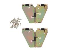 PACKOVE Folding Table Hinges with Mounting Screws Heavy Duty 2pcs Iron Butterfly Leaf Hinges for Effortless Installation and Quiet Open Close Suitable for Multifunctional Spaces and Small