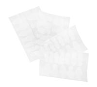 PACKOVE French Nail Tip Stickers Set 12 Pieces Silicone Nail Forms for Manicure Extension with 4 Styles for DIY French Manicure Design