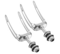 PACKOVE Front Fork Wheel Bracket for Electric and Manual Wheelchairs Steel Material with Bearings 1 Pair Replacement Suitable for Adult Wheelchair Users