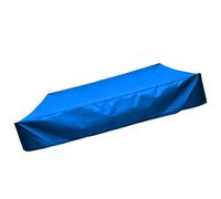PACKOVE Garden Sandpit Cover Square Shape Sandbox Cover Blue Foldable Design with Traction Rope for Outdoor and Travel Protection