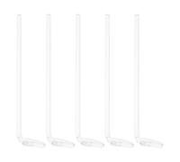 PACKOVE Glass Cell Coating Rod 5Pcs 6Mm Diameter Lightweight Laboratory Tool for Biochemistry Experiments with Petri Dishes