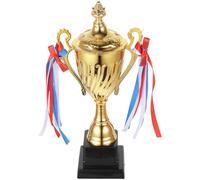 PACKOVE Gold Metal Trophy Cup for Sports Competition and School Awards, Sturdy Metal Material, for Track and Field Day Or Elementary School Awards Ceremonies