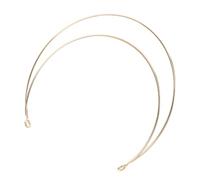 PACKOVE Golden Brass Goddess Headband Luxurious Two-layer Crown Design, Versatile Reusable Hair Hoop for Bridal Wedding and Photoshoots Accessories for Women