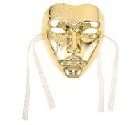 PACKOVE Golden Damage Resistant Steampunk Full Face Mask Abs Material for Men, and Exceptional Comfort Features Vintage Mechanical for Masquerade Balls and Photo Props Cosplay Party