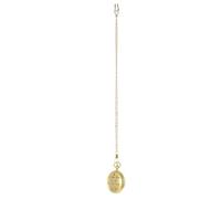 PACKOVE Golden Precise Timing Stainless Steel Material Retro Pocket Watch Pendant with Chained Hanging Design Button Battery Included, for Men’s Vintage Style Accessories